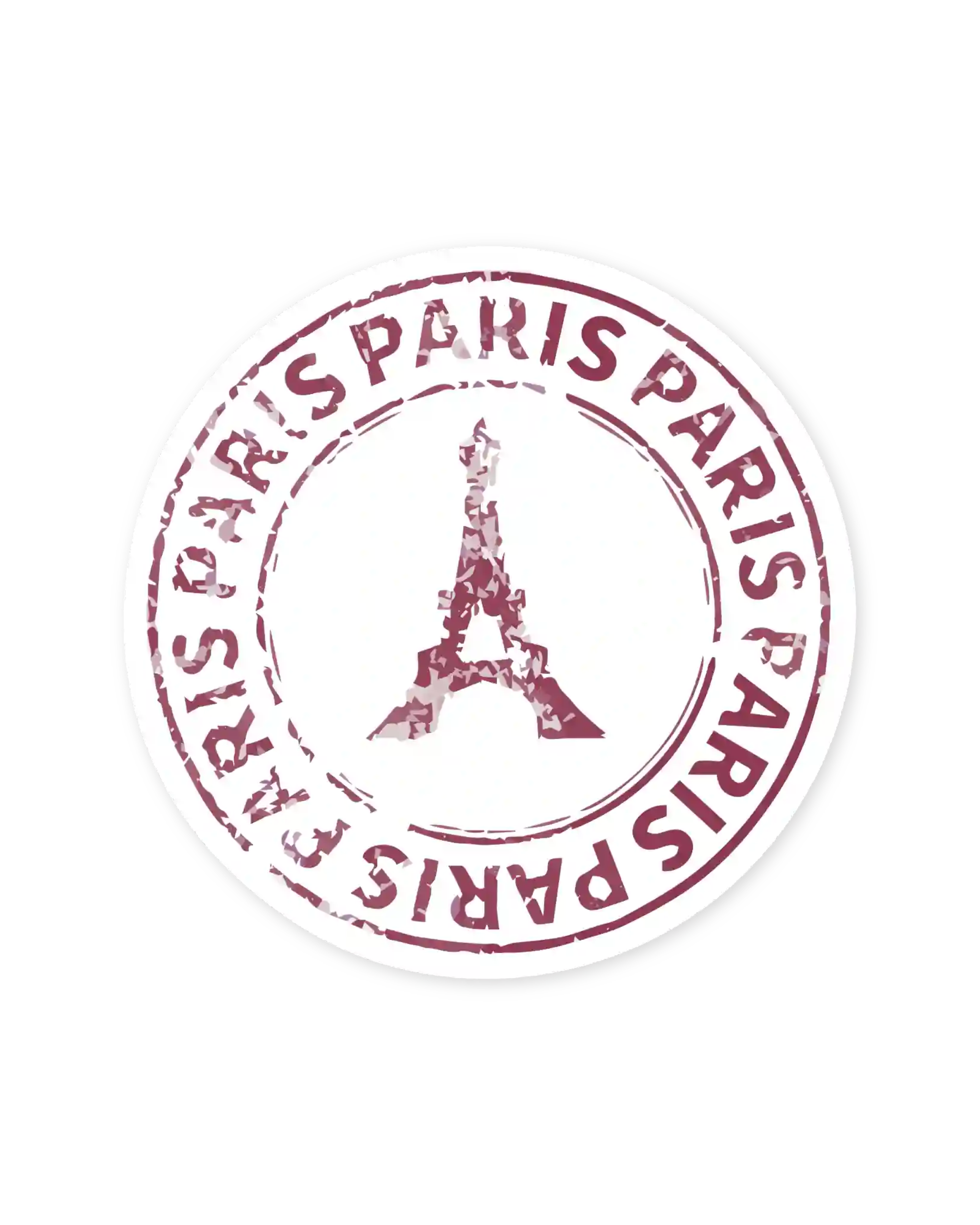 Naljepnice za planer Paris Mon Amour ilustracije detalj poštanski žig