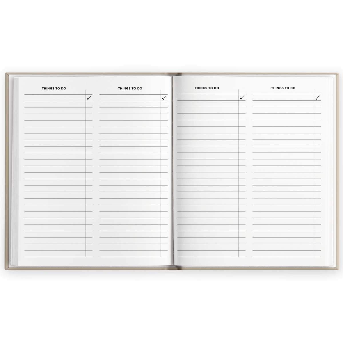 Unutrašnjost Art notesa, to do liste