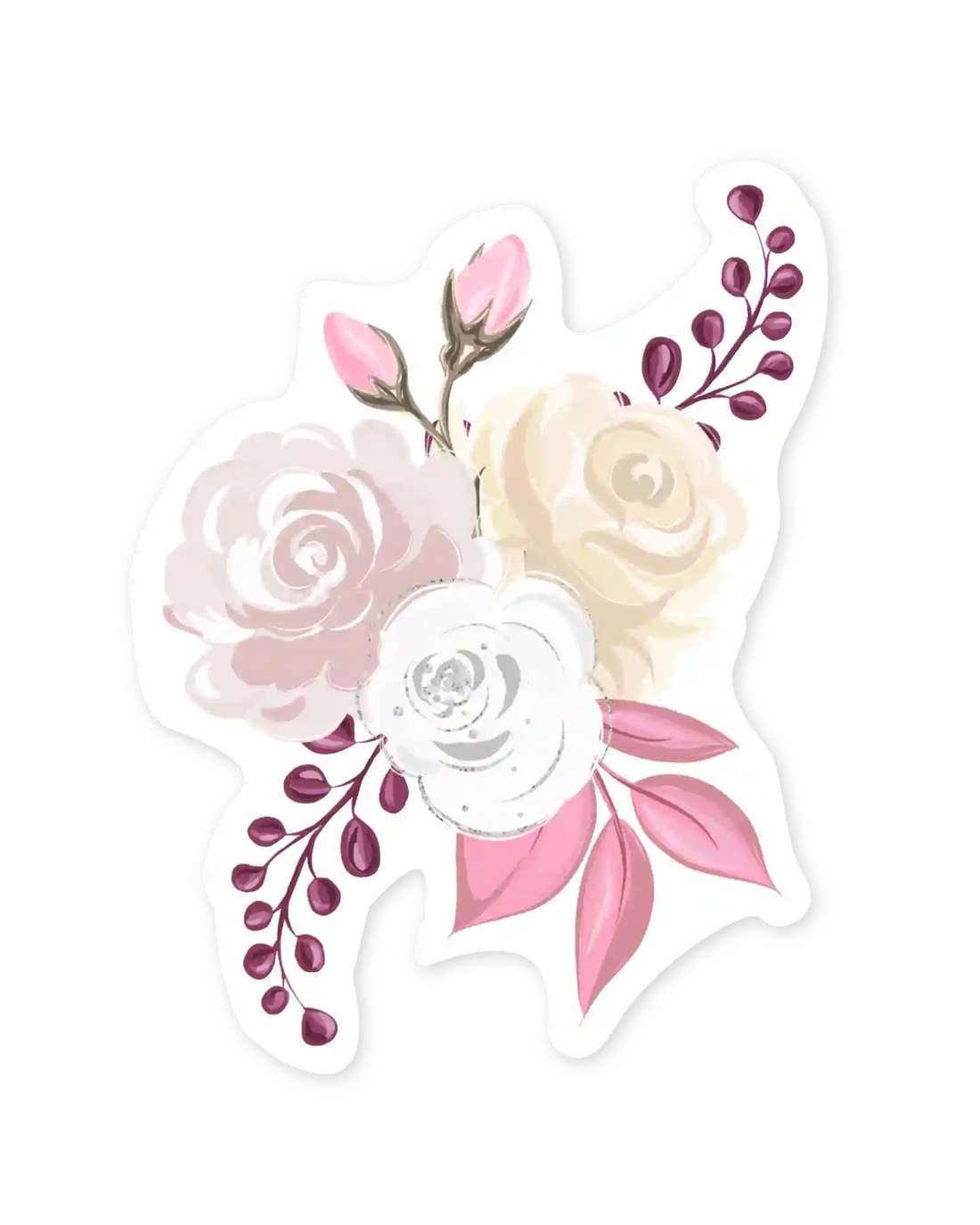 Set naljepnica Morning Routine, ilustracija cvijeće