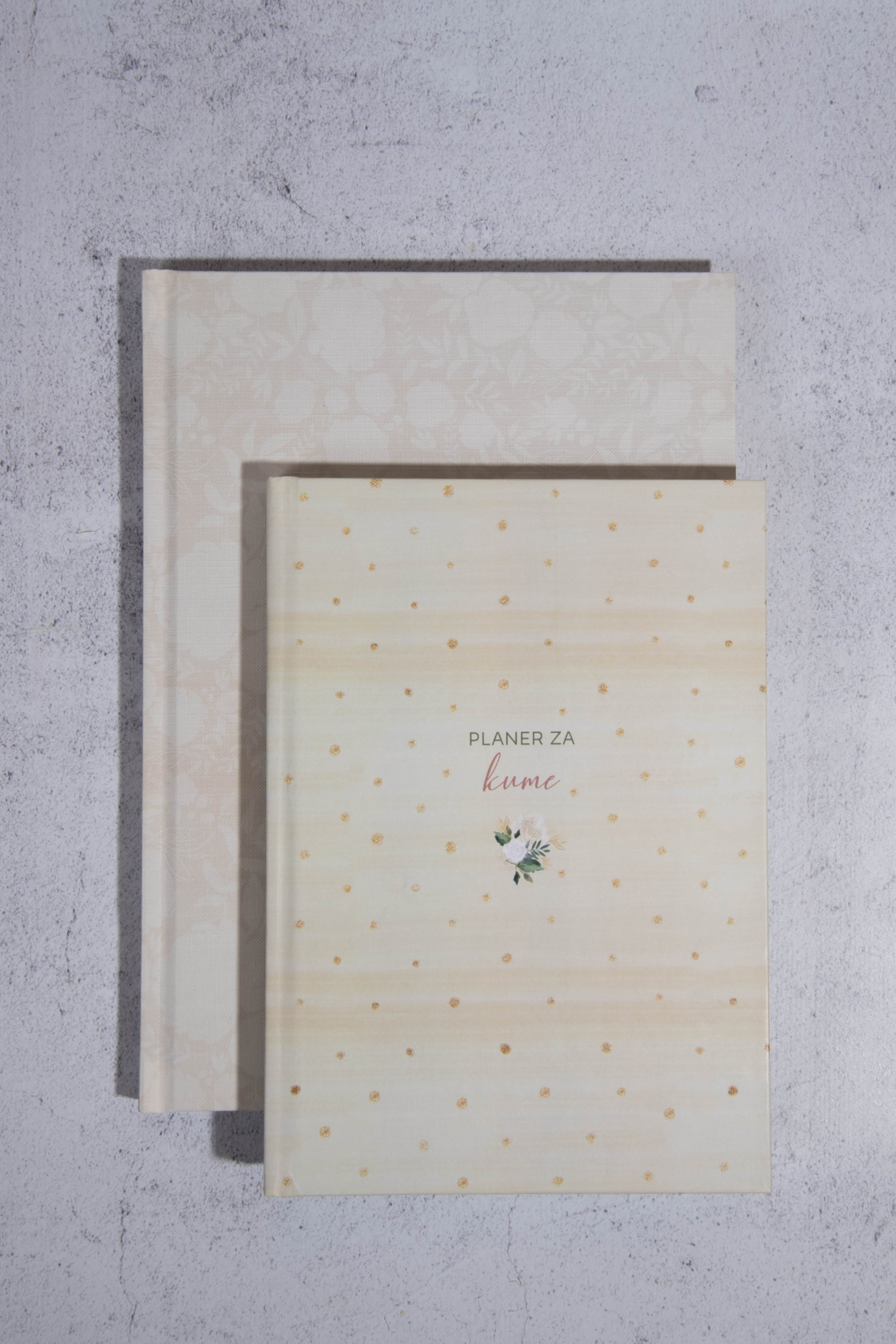 Set za vjenčanje, kutija sa dizajnom, Planner Boutique, Olaner za vjenčanje i planer za kume