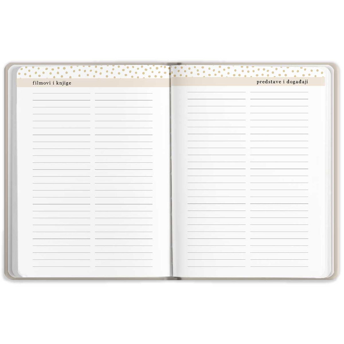 Unutrašnjost Ženskog rokovnika, rubrika Filmovi i knjige