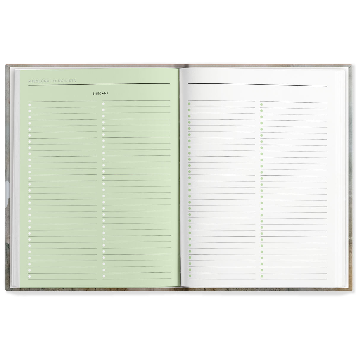 Business planer 2026, rubrika to do lista sječanj