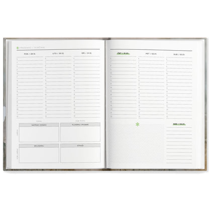 Business planer 2026 tjedni planer pregled od ponedjeljka do nedjelje