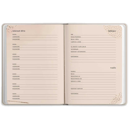 Unutrašnjost Ženskog rokovnika, rubrika kućni ljubimci