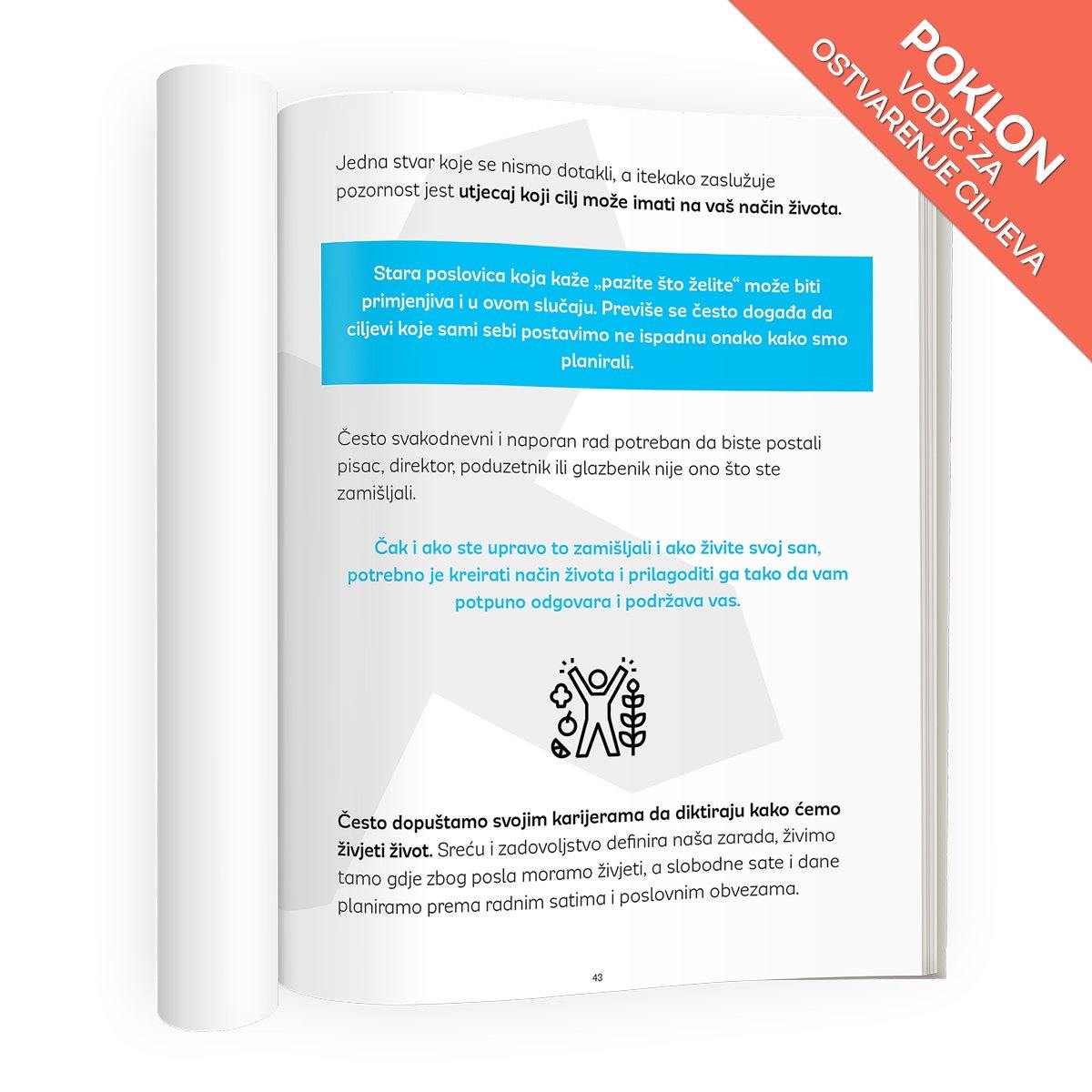 Vodič za ostvarenje ciljeva, pdf knjiga, poklon uz kupnju.